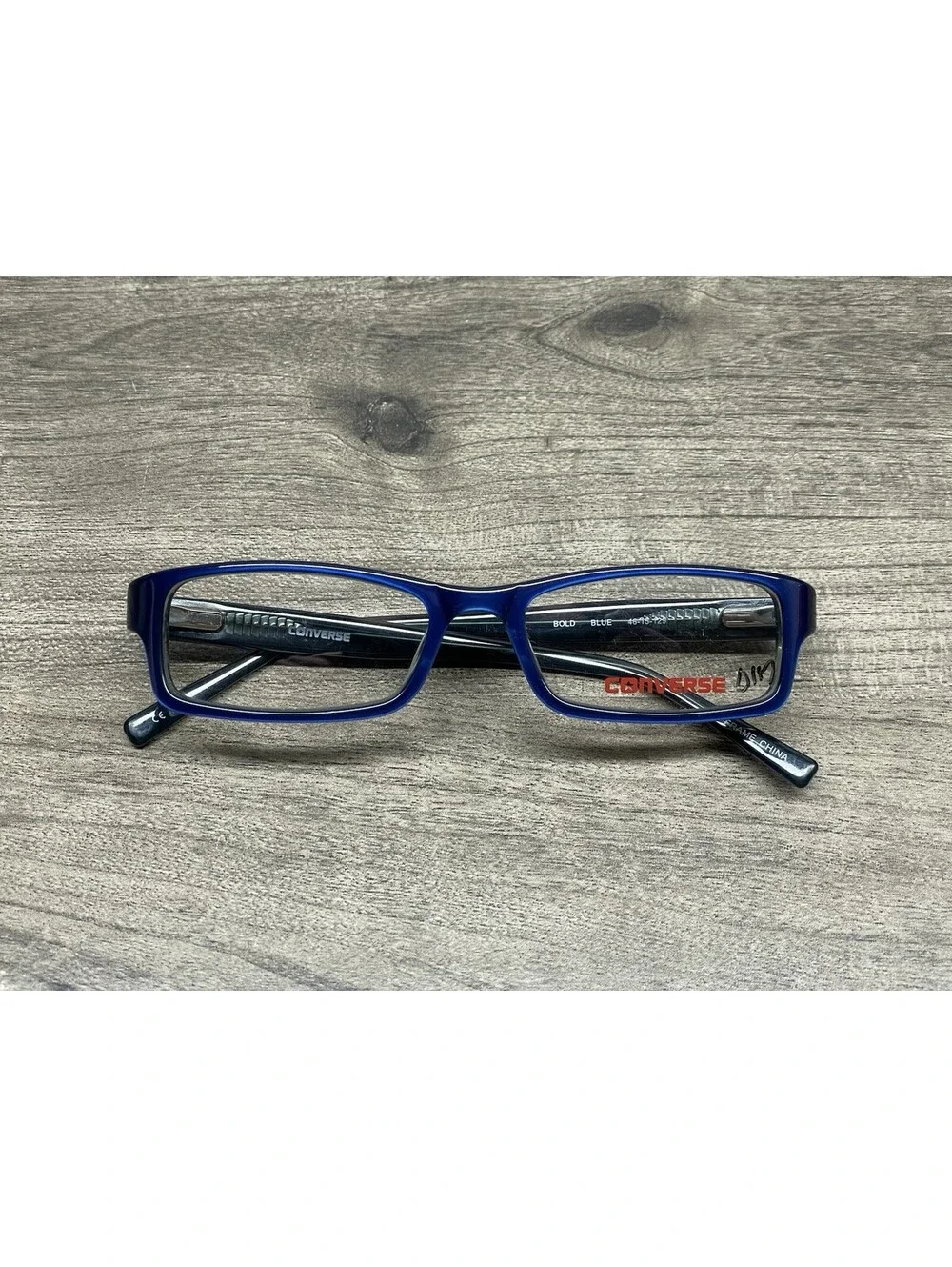 CONVERSE Bold Blue Kids Rectangle Full Rim Eyeglasses 46[]15-125 Frames Only